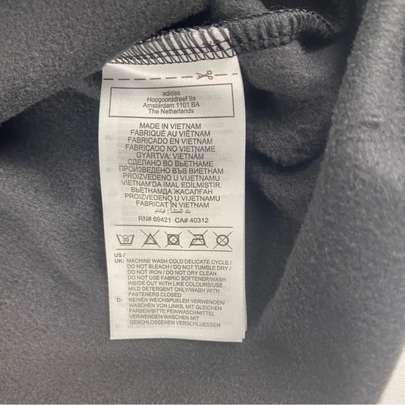 NWT Reebok Mens Polar Fleece Quarter Zip Sweater in Black - Size Small - Picture 7 of 10